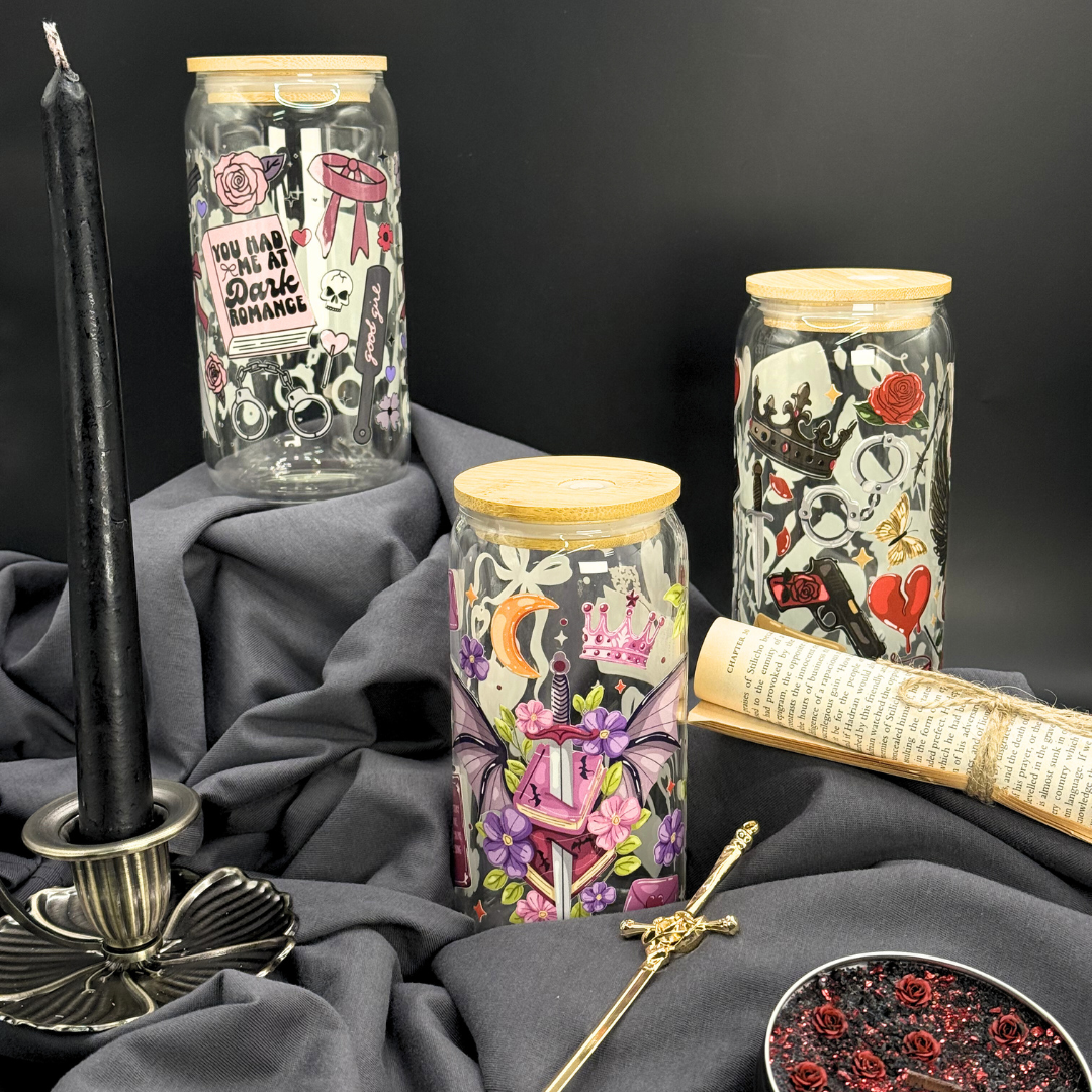 Glass Cup 500 ml - You Had Me Dark Romance