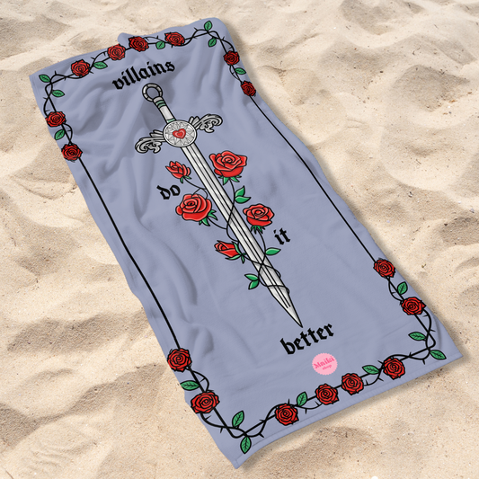 Beach Towel - Book Lovers Club Green
