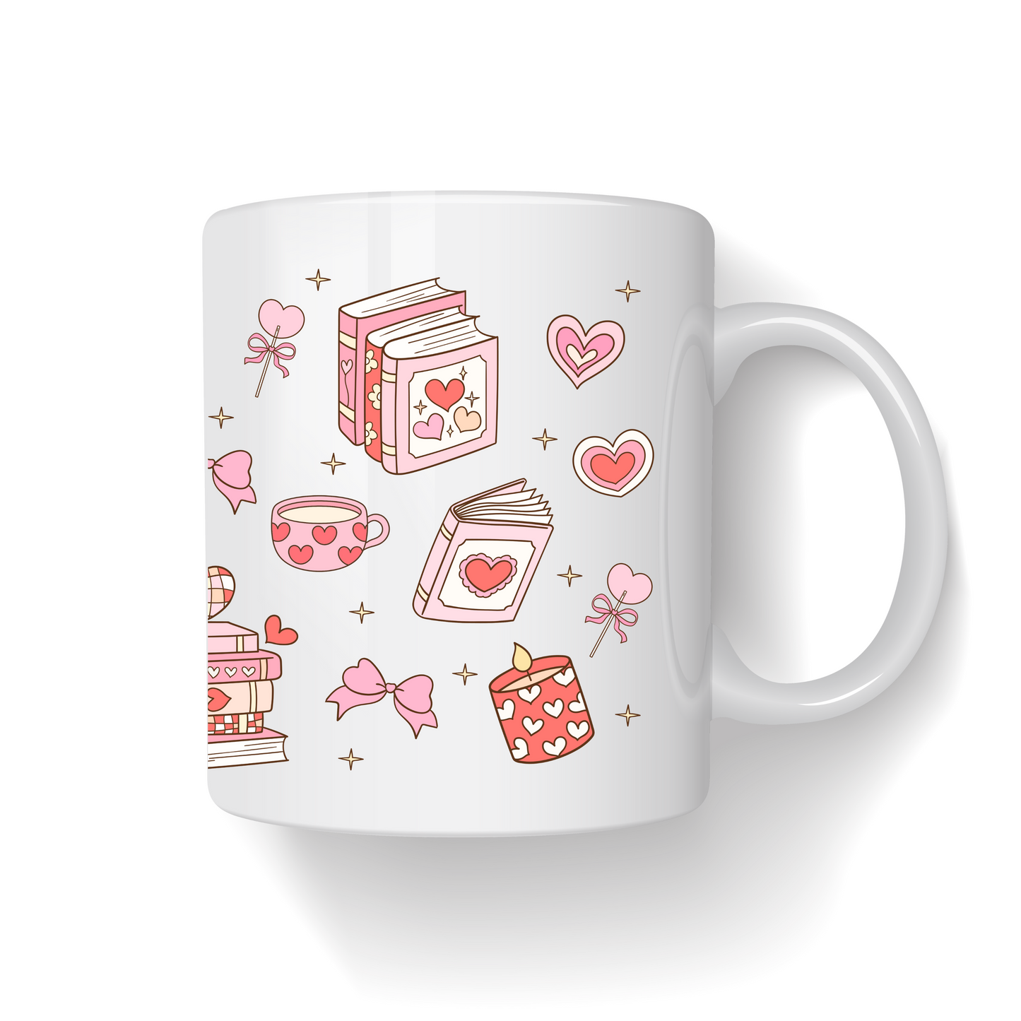 Ceramic mug 300 ml - Bookish Valentine