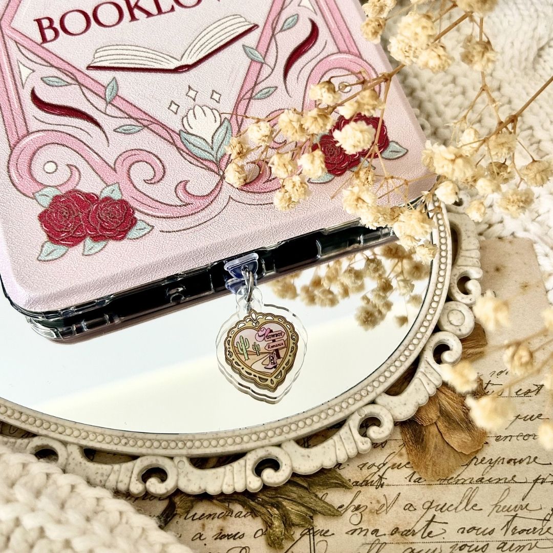 Dust Charm per E-reader/ Smartphone - Cowboy Romance
