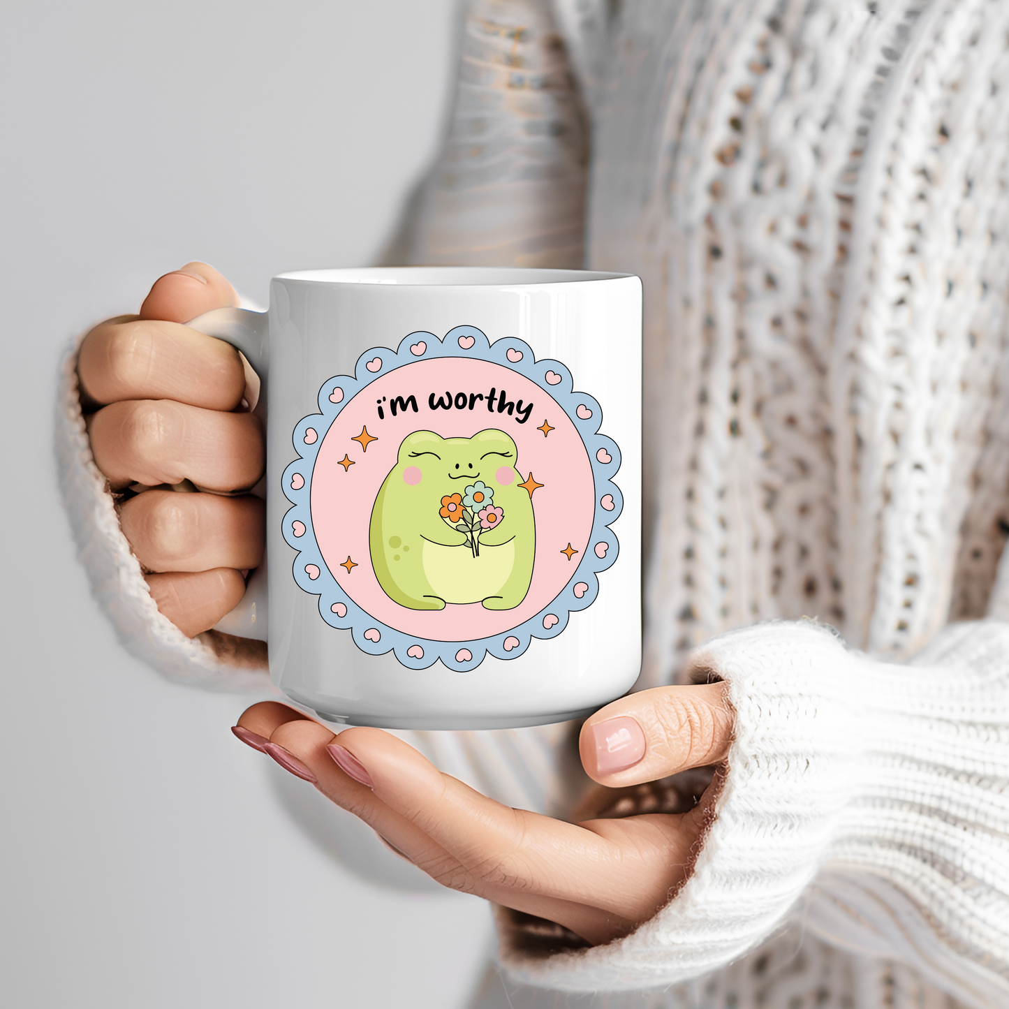 Ceramic mug 300 ml - I'm Worthy