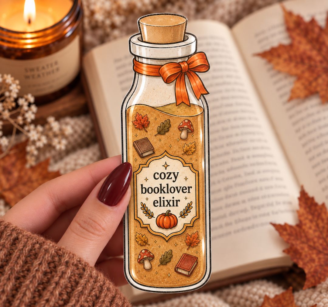 Segnalibro Sagomato - Cozy Booklover Elixir
