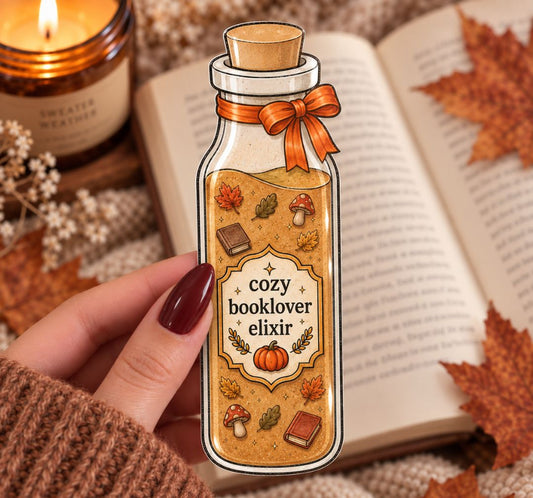 Segnalibro Sagomato - Cozy Booklover Elixir