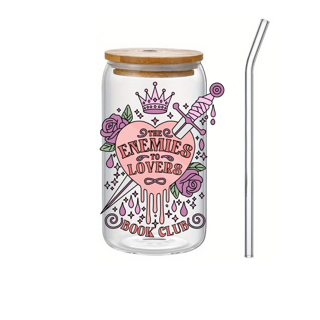 Glass Cup 500 ml - Enemies To Lovers