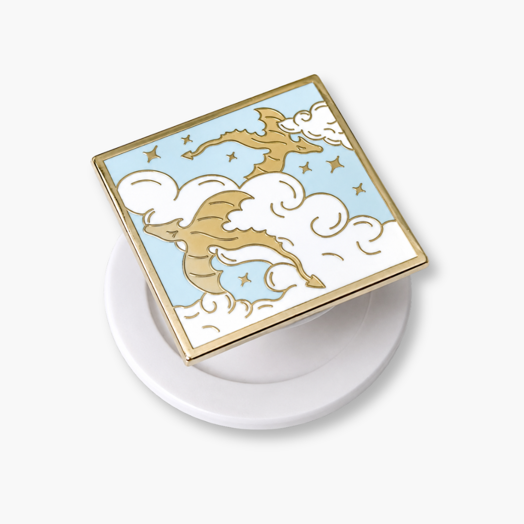 Holdie in metallo - Flying Dragons - NEW