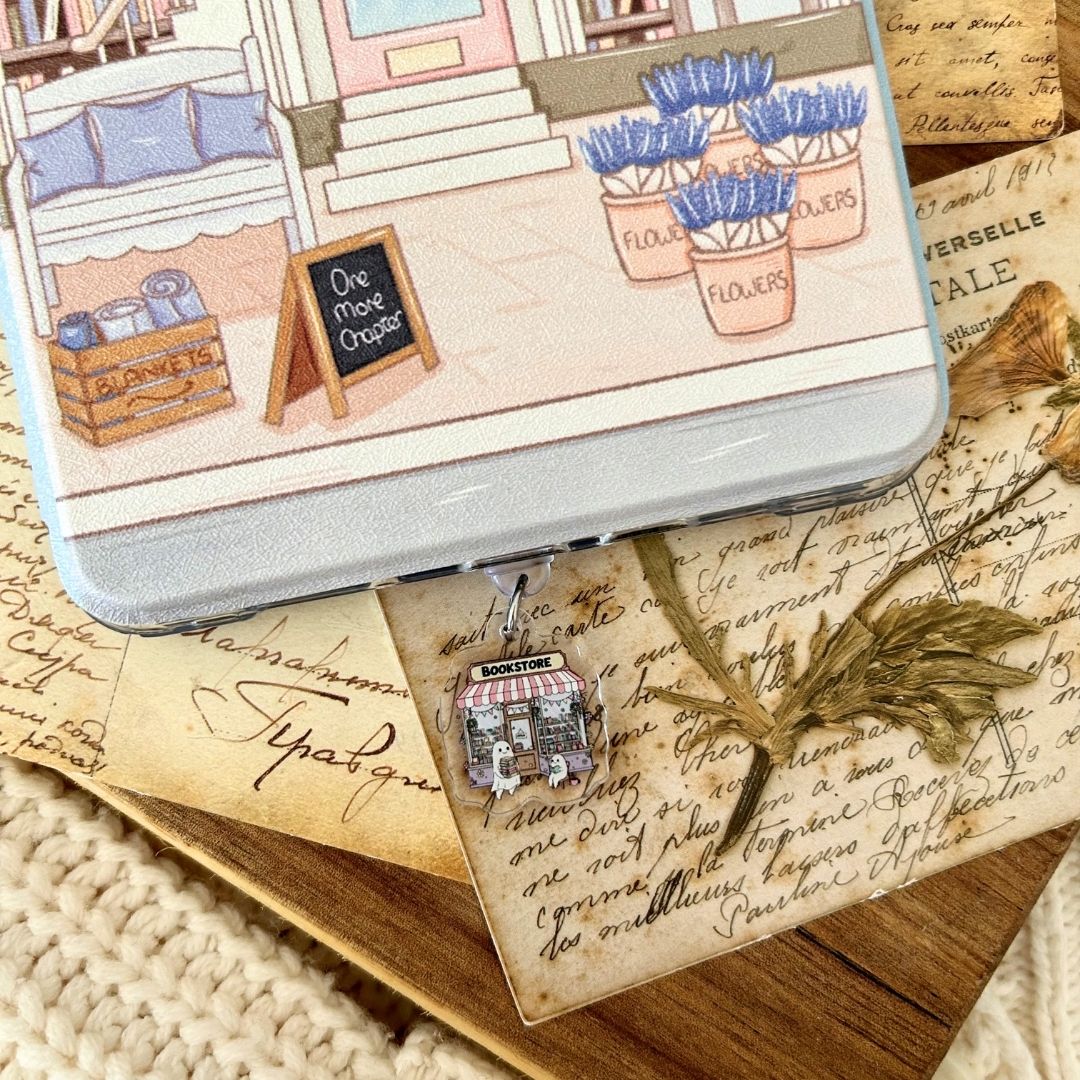 Dust Charm per E-reader/ Smartphone - Bookstore