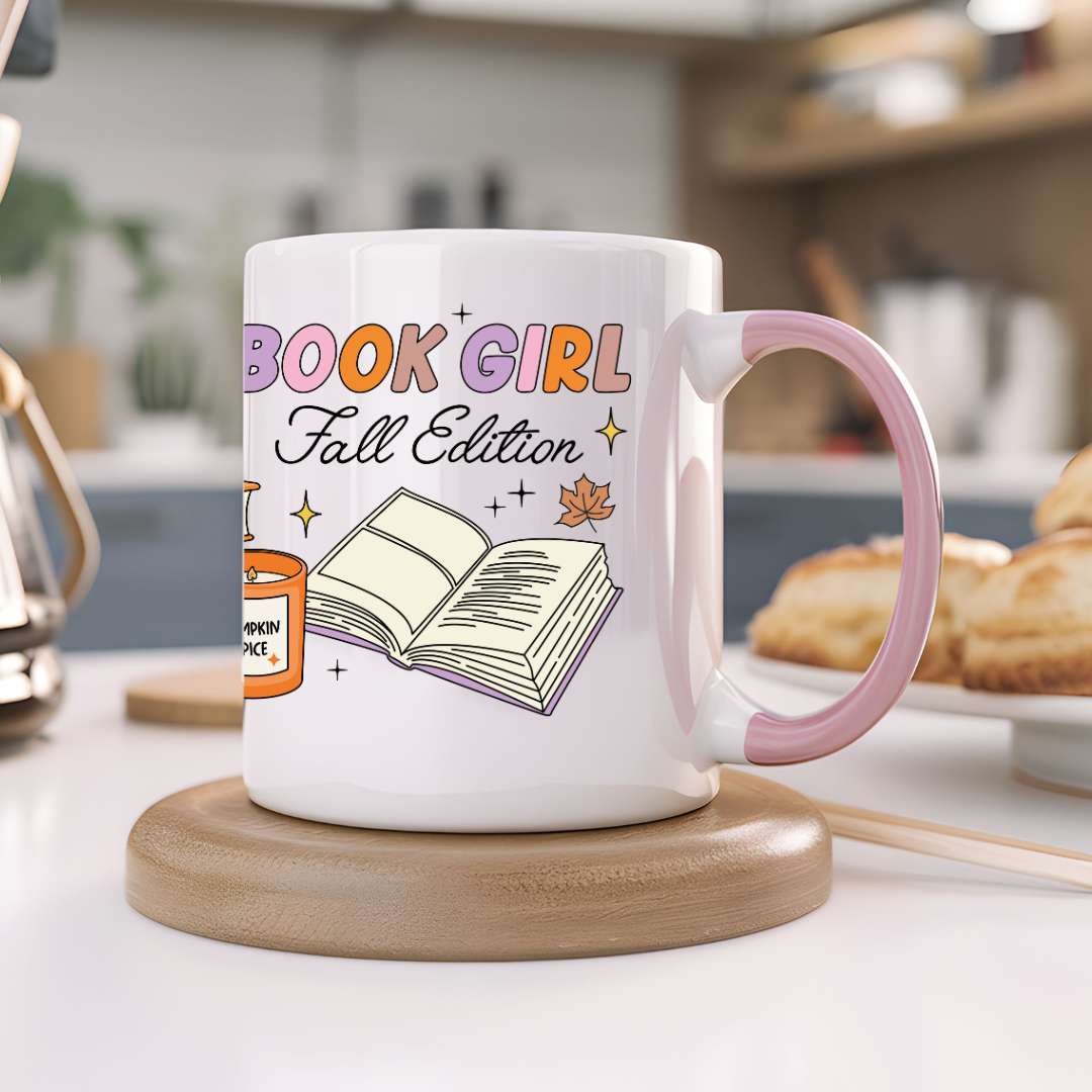 Ceramic Mug 300ml - Book Girl Fall Edition