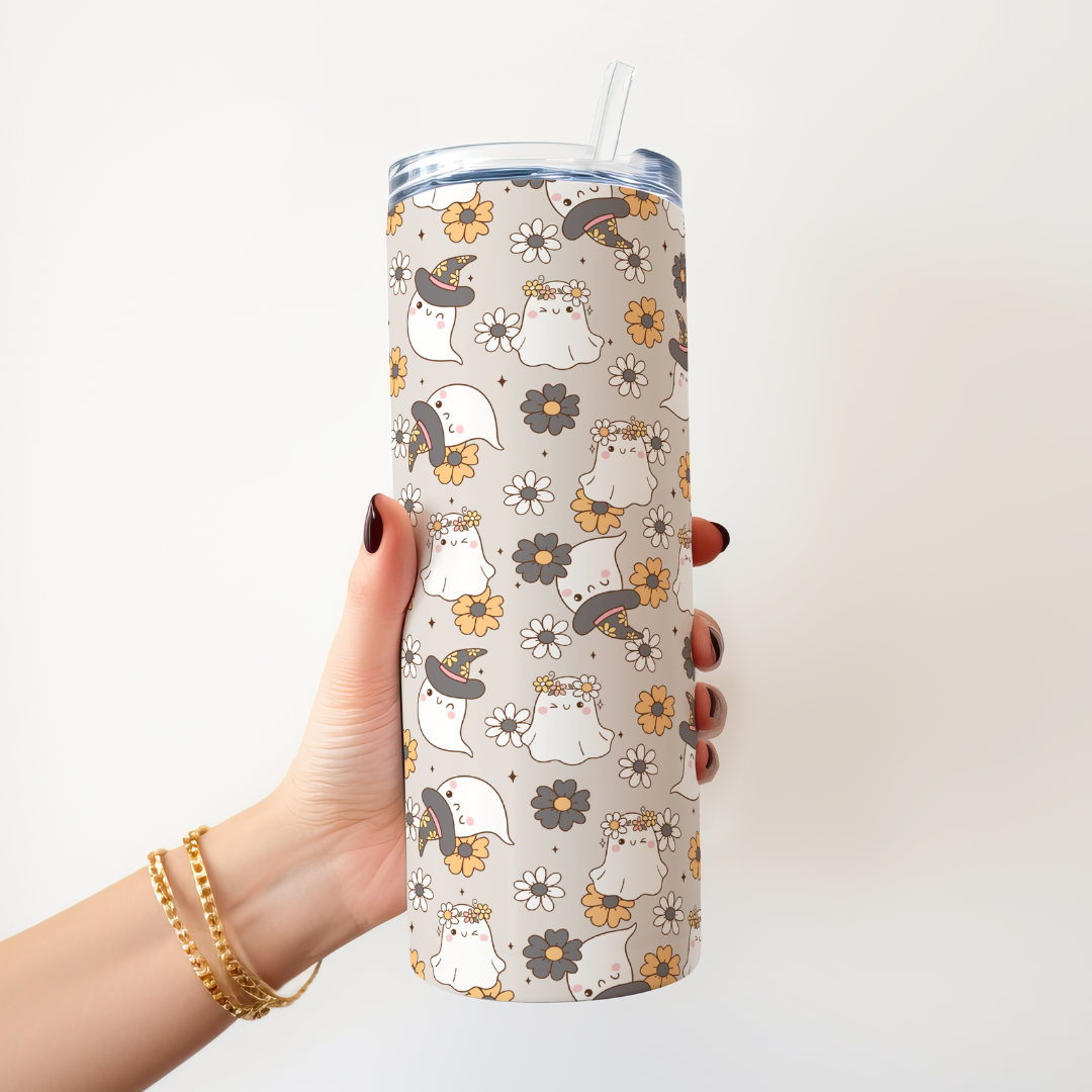 Tumbler 600 ml - Witchy Ghost