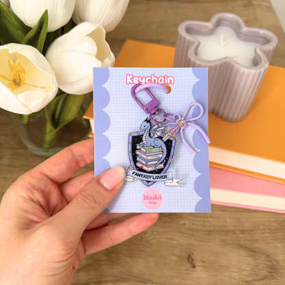 Bookish Keychain