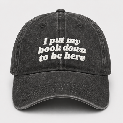 Cappello - I put my book down to be here
