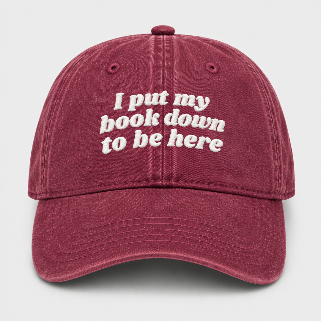 Cappello - I put my book down to be here