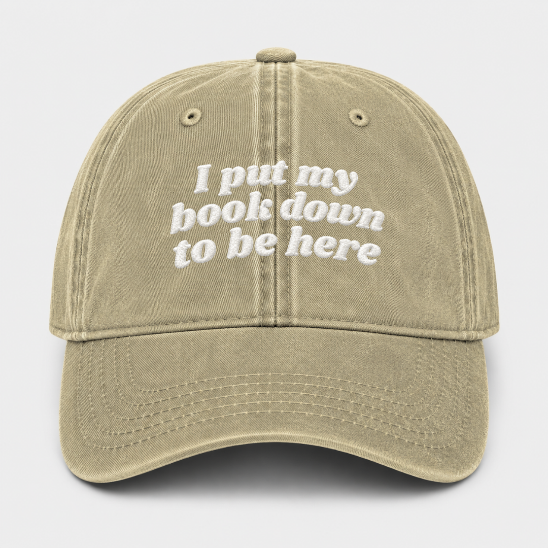 Cappello - I put my book down to be here