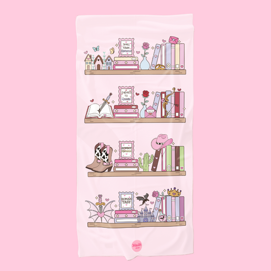 Beach Towel - Bookshelves
