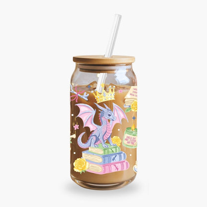 Glass Cup 500 ml - Dragon's Kingdom - NEW