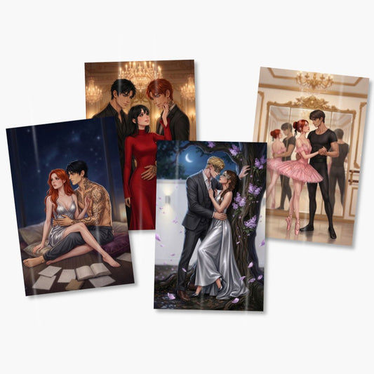 Set 4 Overlays Dark Swans - Official Licensed Merch