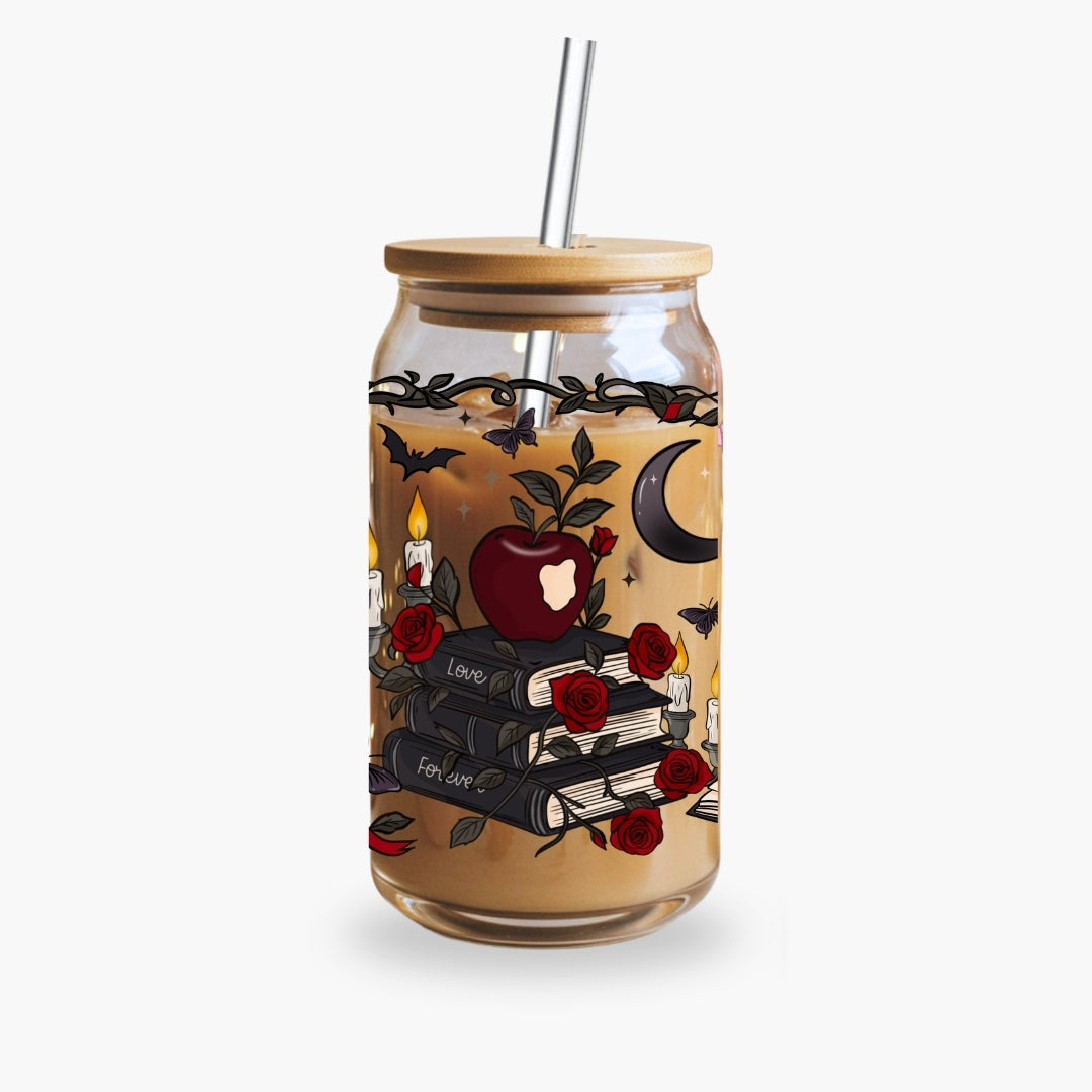 Glass Cup 500 ml - Dark Apple