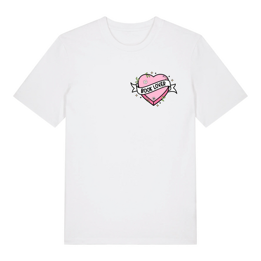 T-Shirt Book Lover Heart