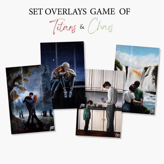 SET 4 Overlays GOT & GOC - Official Licensed Merch