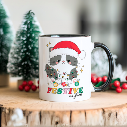 Tazza in ceramica 300 ml - Festive as F**k