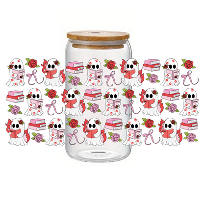 Glass Cup 500 ml - Romance & Smut Ghost