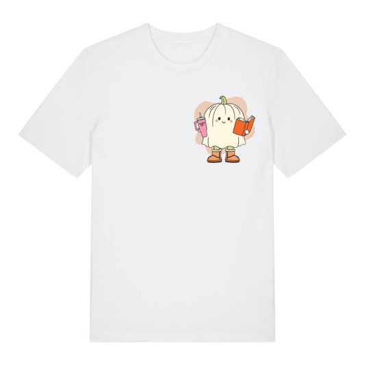 T-Shirt Pumpkin Ghost Reader