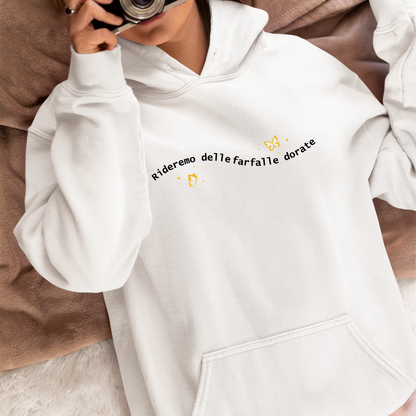 Felpa GOG - Rideremo delle farfalle dorate