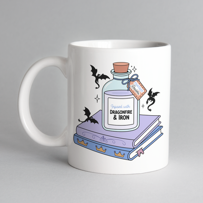 Tazza in ceramica 300 ml - Dragon Fire & Iron