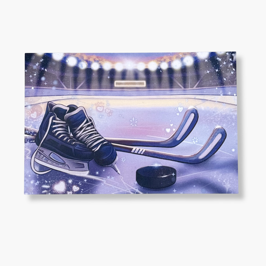 Cartolina Hockey Player