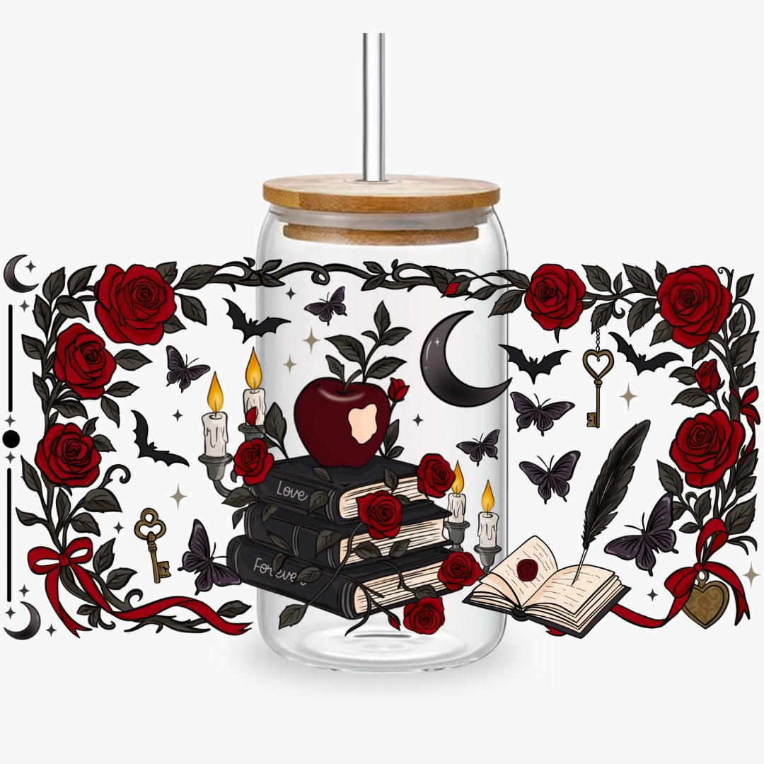 Glass Cup 500 ml - Dark Apple