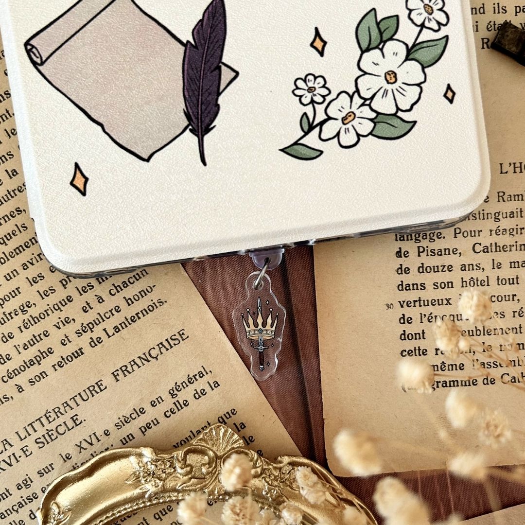 Dust Charm per E-reader/ Smartphone - Crown