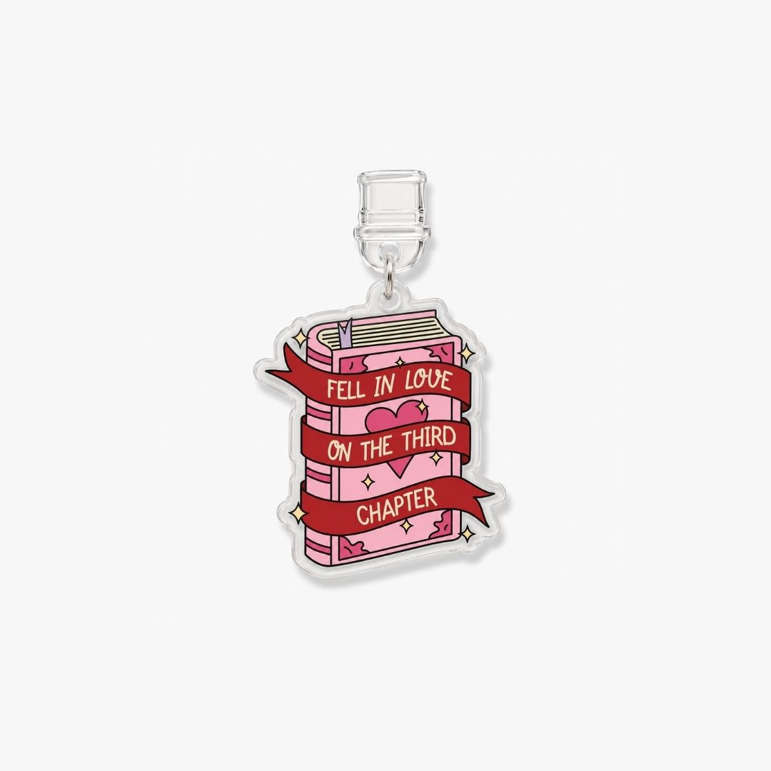 Dust Charm for E-reader/ Smartphone - Fell In Love Book