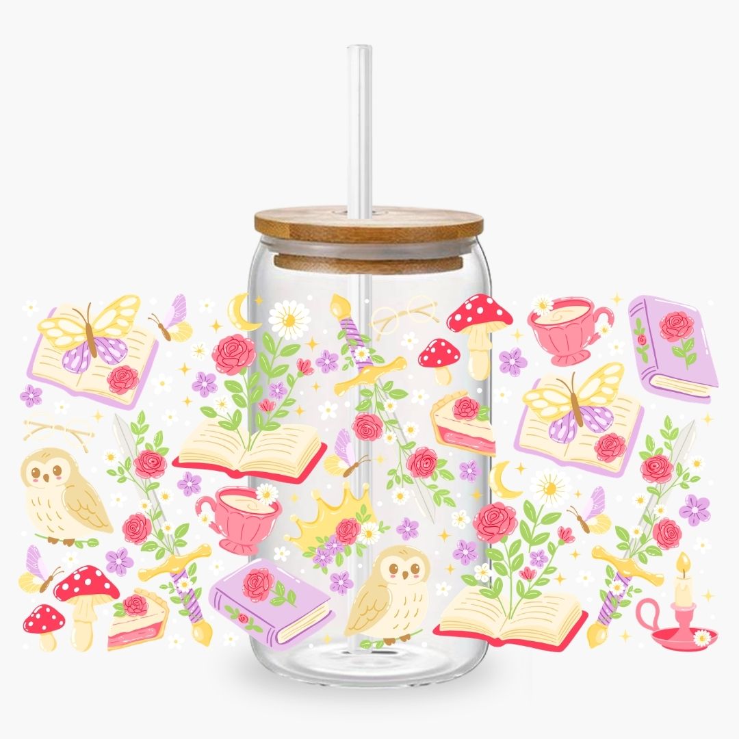 Glass Cup 500 ml -Bookland - NEW