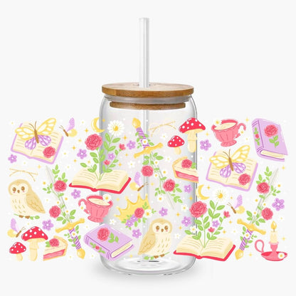 Glass Cup 500 ml -Bookland - NEW