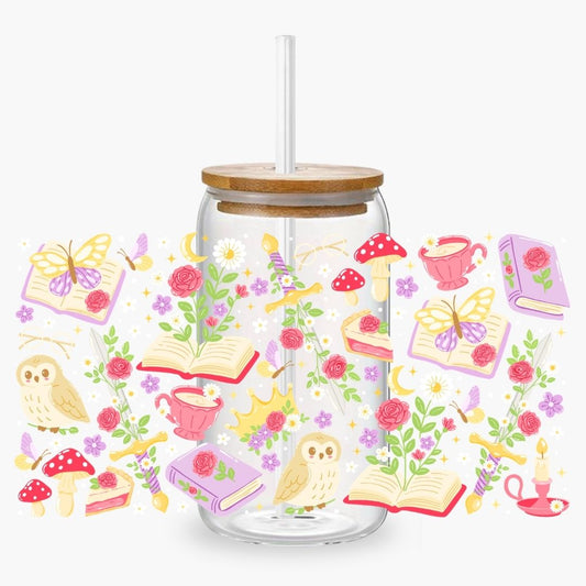 Glass Cup 500 ml -Bookland - NEW