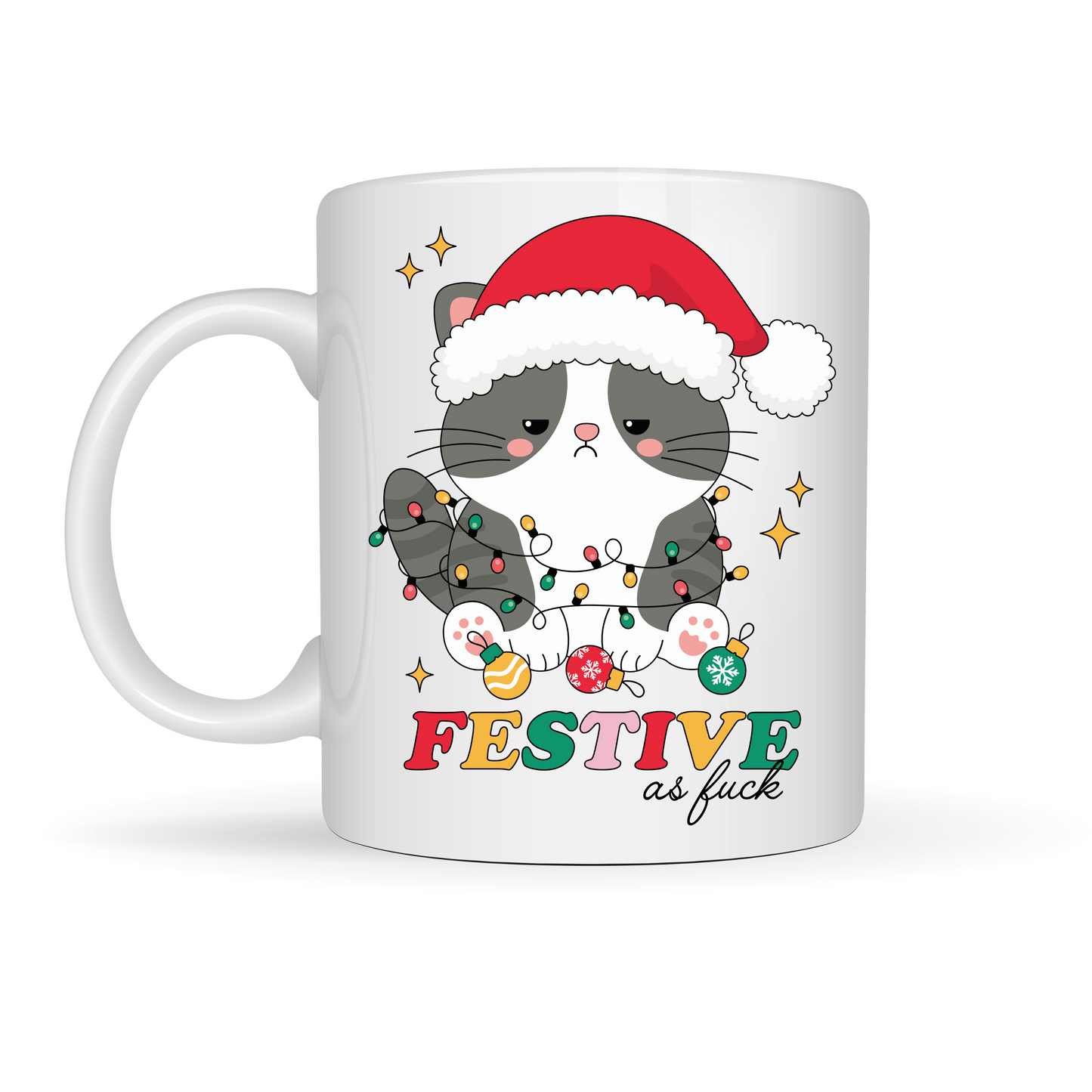 Tazza in ceramica 300 ml - Festive as F**k