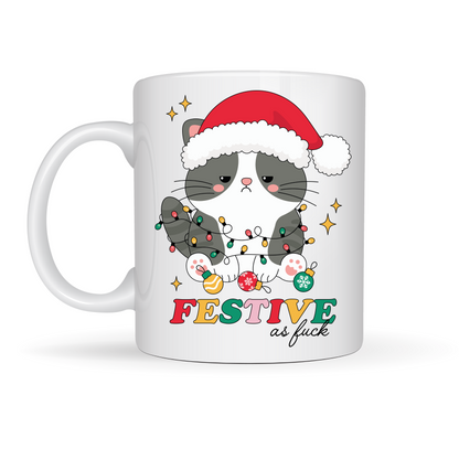 Tazza in ceramica 300 ml - Festive as F**k