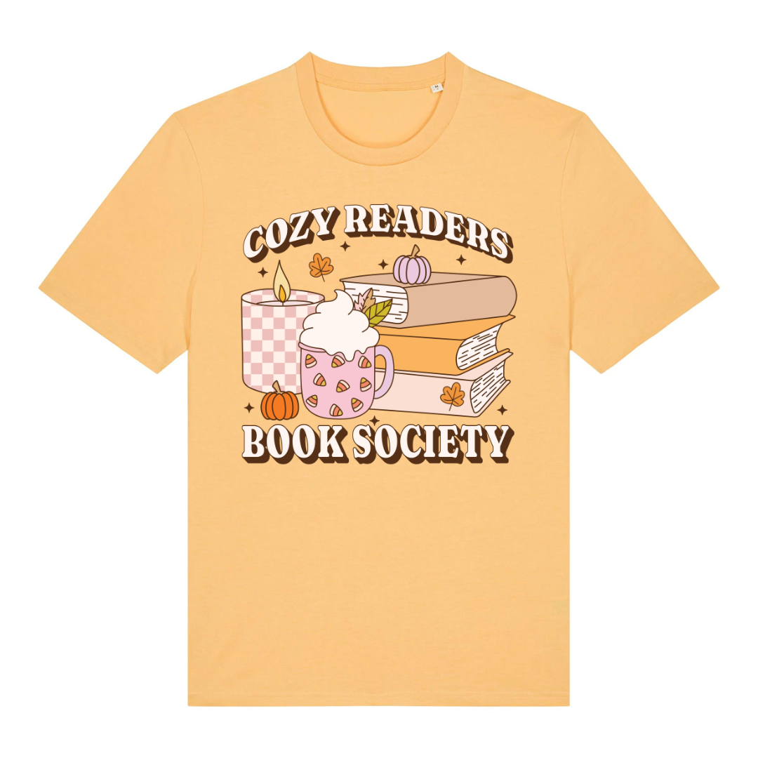 Cozy Reader Book Society T-Shirt