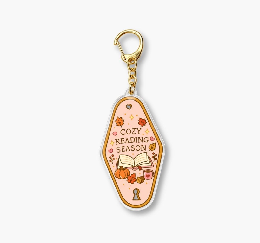 Bookish Keychain- Cozy Season - NEW