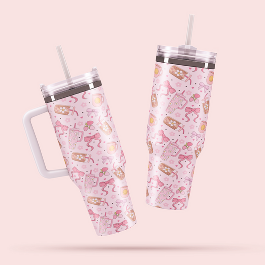 Travel Mug 1200 ml - Pink Coquette