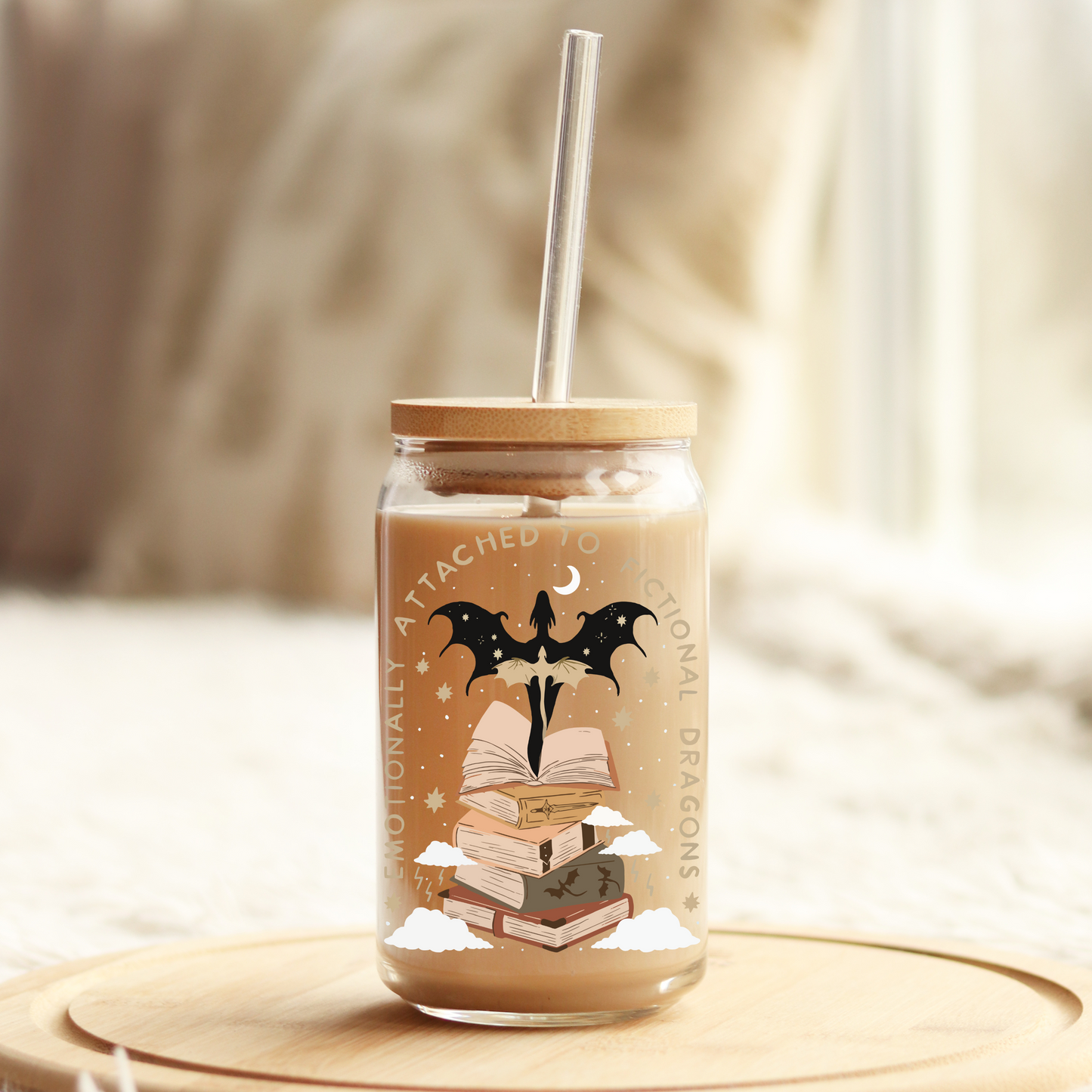Glass Cup 500 ml - Dragons