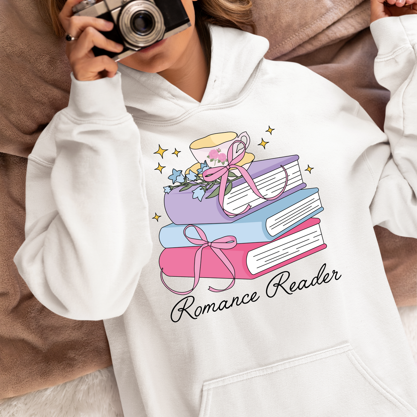 Felpa con Cappuccio - Romance Reader