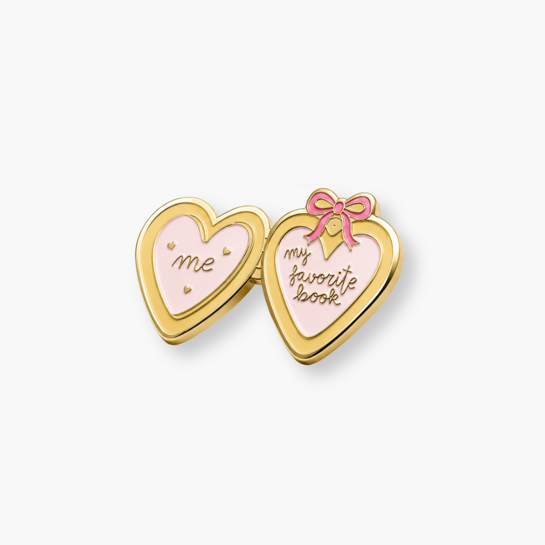 Spilla Double Heart