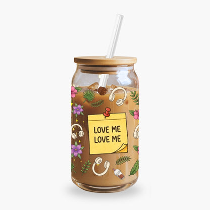 Glass Cup Love Me Love Me – Official Licensed Merch