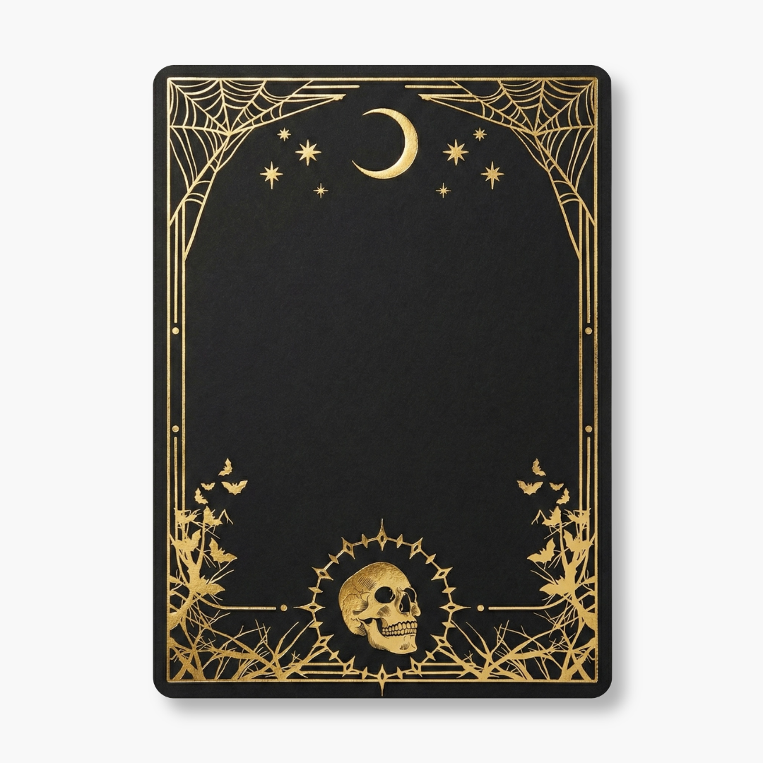 Inserti per E-Reader - Dark Nights - Gold Foiled