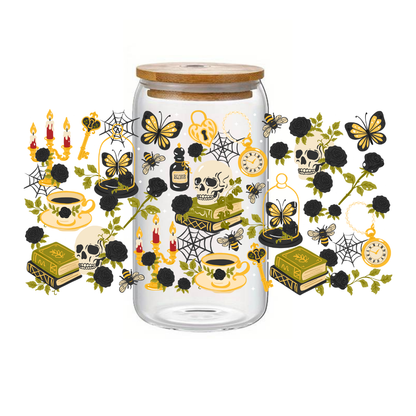 Glass Cup 500 ml - Gothic Wrap