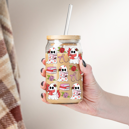 Glass Cup 500 ml - Romance & Smut Ghost
