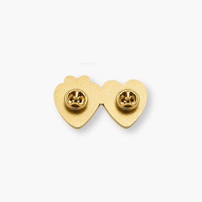 Spilla Double Heart