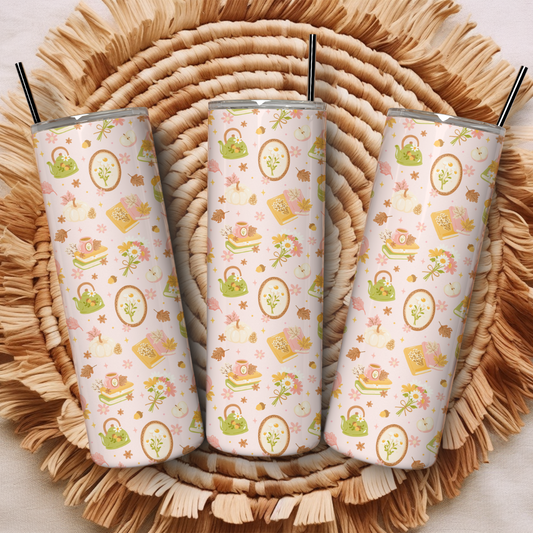Tumbler 600 ml - Fall Bookish Vibes