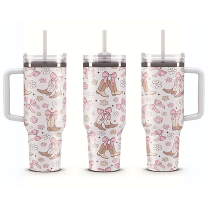 Travel Mug 1200 ml - Coquette Cowgirls
