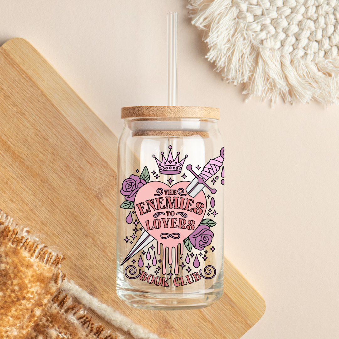 Glass Cup 500 ml - Enemies To Lovers